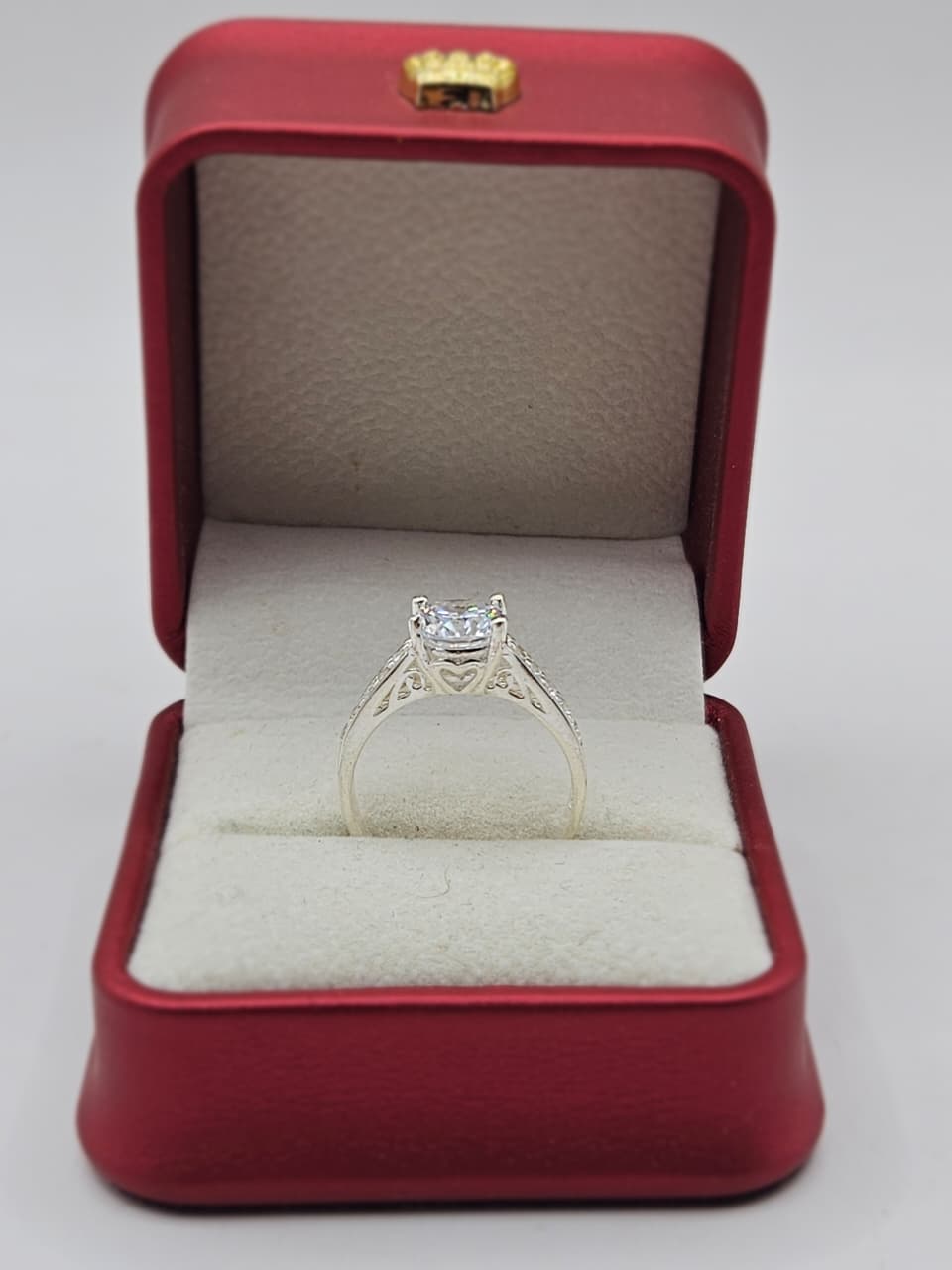 Anillo Promesa o Solitario de Plata 925