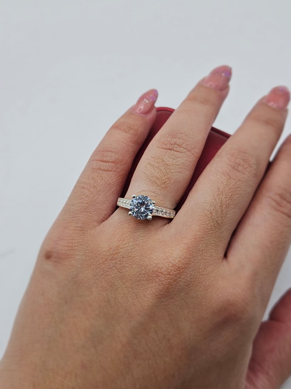 Anillo Promesa o Solitario de Plata 925