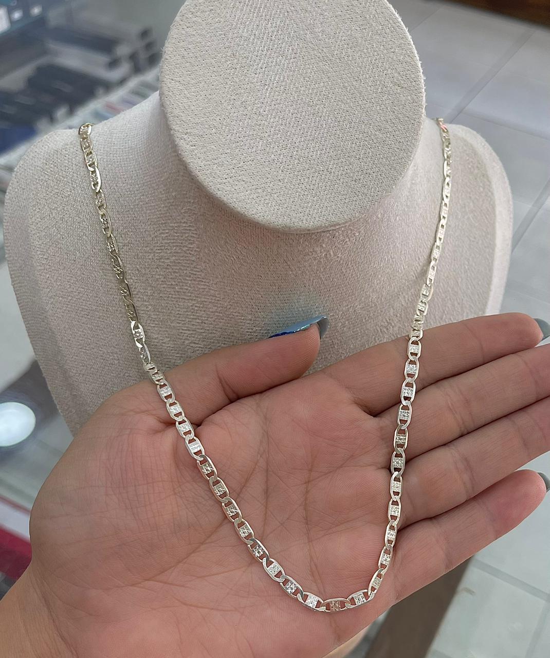 Cadena de Plata Gucci Plana