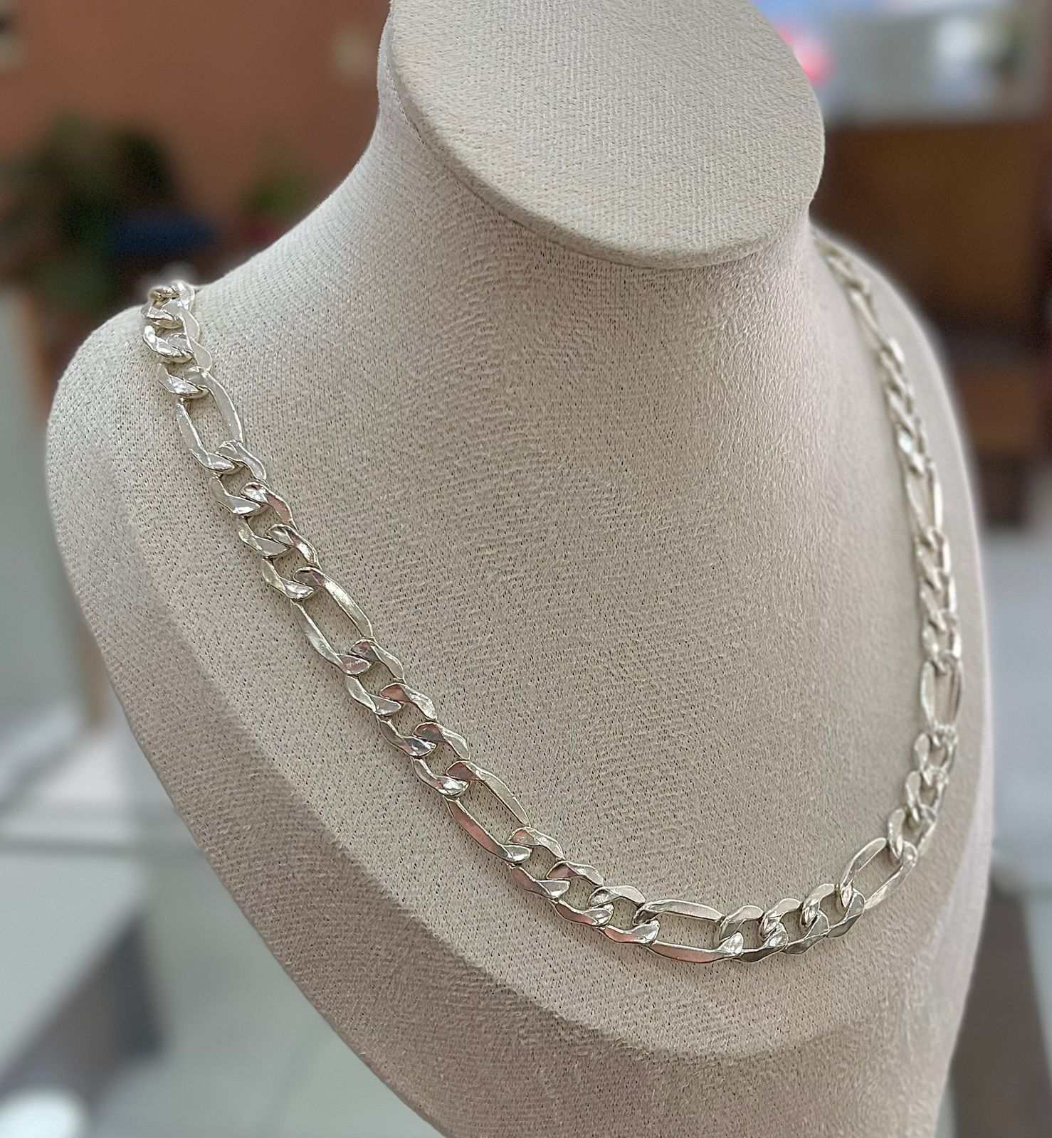 Cadena de Plata Eslabón 4x1