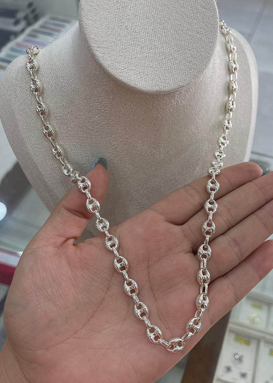 Cadena de Plata Gucci Inflada