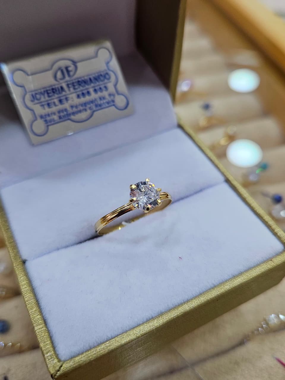 Anillo de Compromiso Oro 18k