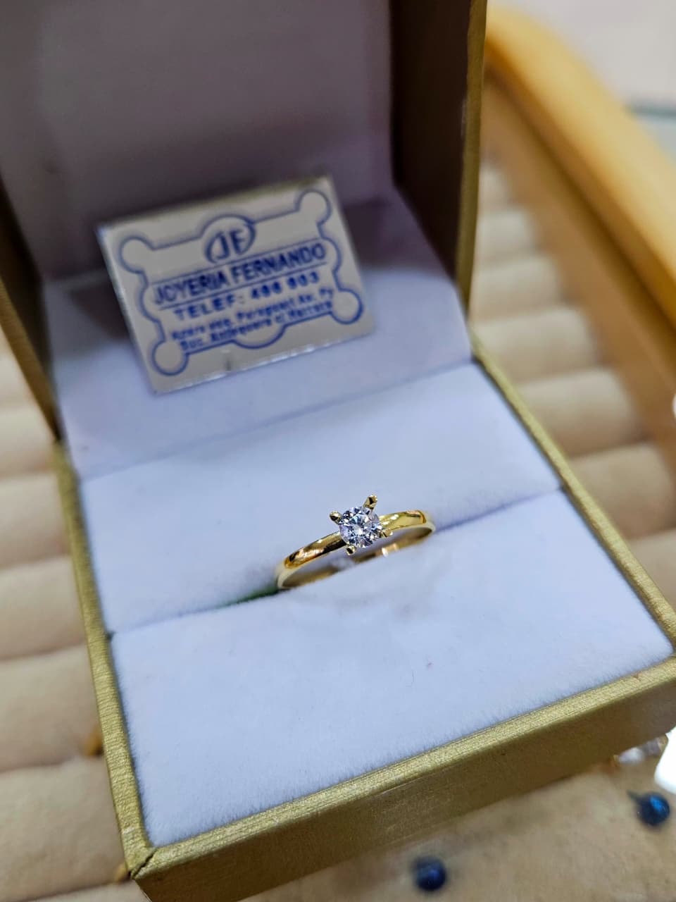 Anillo de Compromiso Oro 18k
