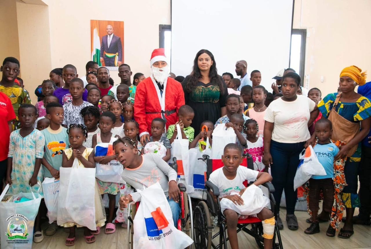 Port-Bouët: « Les Enfants d’Ivoire » cadeaute des enfants en situation de handicap