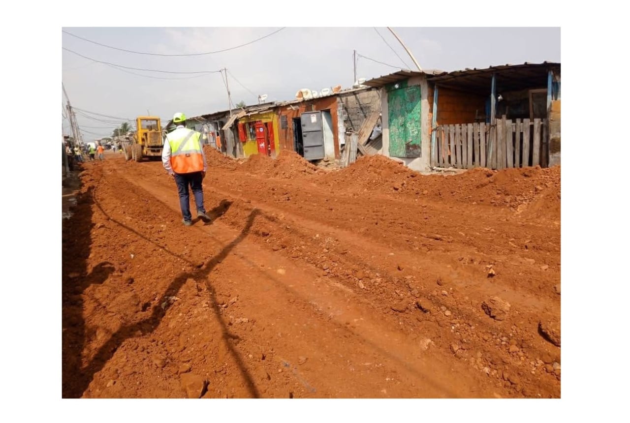 Adjouffou/ Réfection de la voie « Pharmacie des Plages »: Les travaux progressent