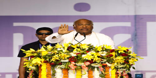 We are fighting to protect the poor, farmers, labourers and small traders. That is why we want you all to come together to save democracy: Shri Mallikarjun Kharge