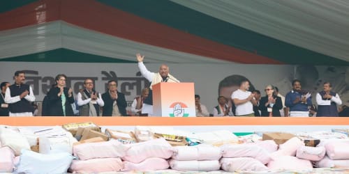 Never back down in a fight. If you back down, you’re finished. Don’t be afraid, let anything come your way- Shri Mallikarjun Kharge