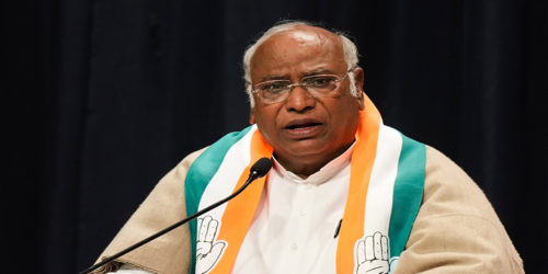 Modi govt. determined to suppress voice of opposition: Congress President Shri Mallikarjun Kharge