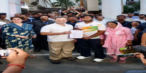 Modi government yielded after Rahul Gandhi’s dharna; FIR first step towards justice, Delhi Police registered on complaint by pellet gun-injured student
