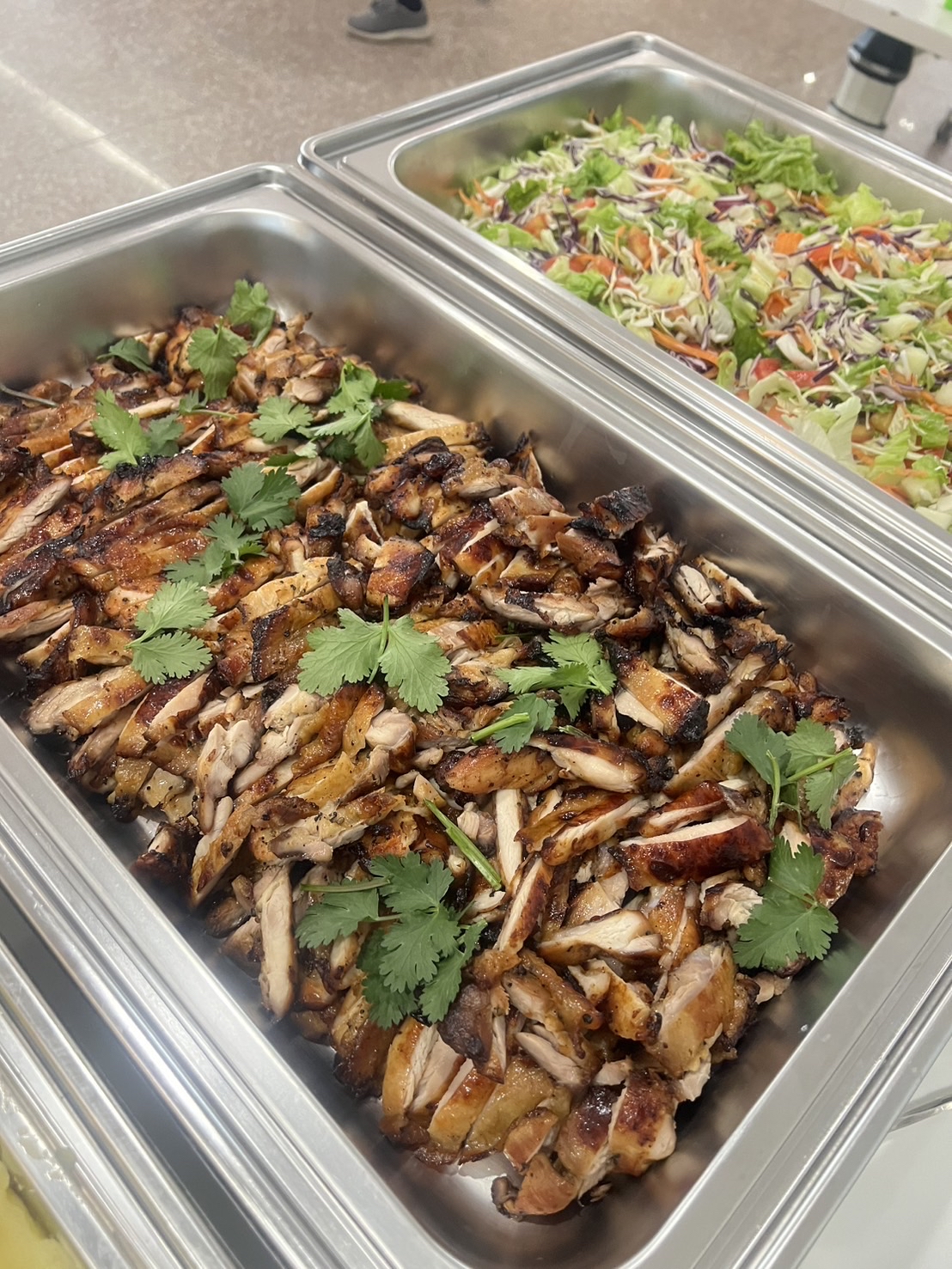 A collection of fresh salads.