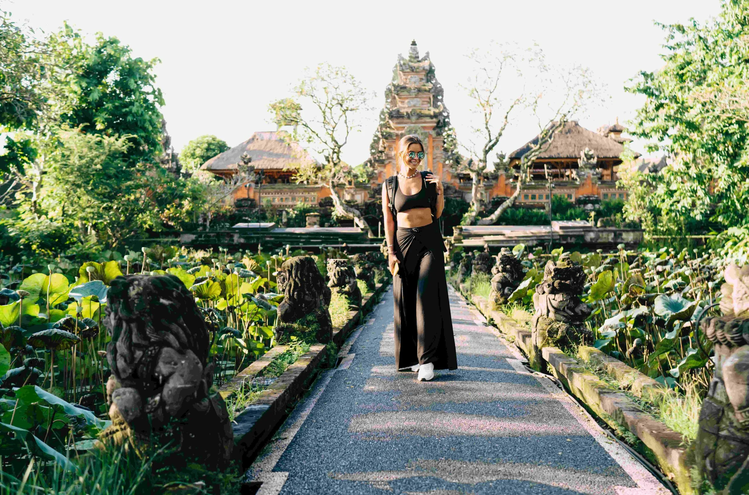 Solo traveler exploring a destination