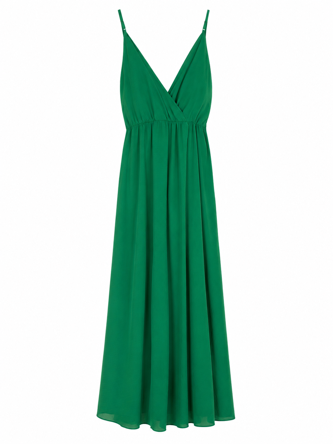 Robe Longue Verte Élégante