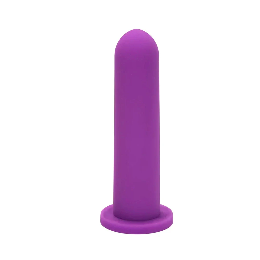 Reusable body-safe silicone vaginal dilators with smooth finish