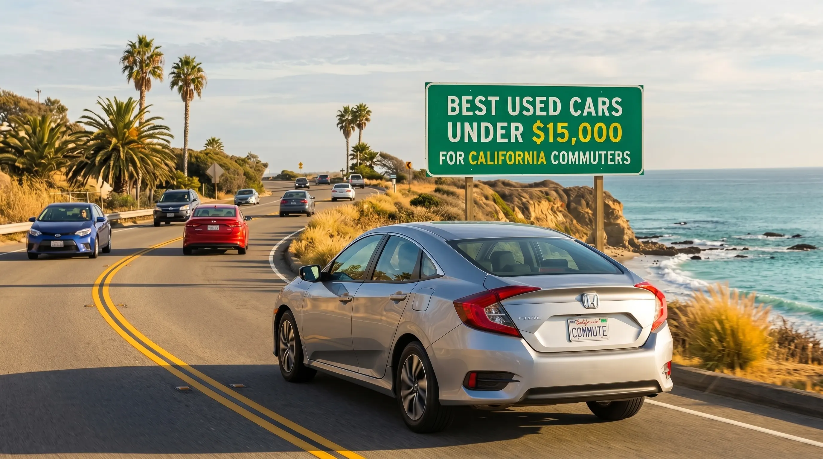 Best Used Cars Under $15,000 for California Commuters