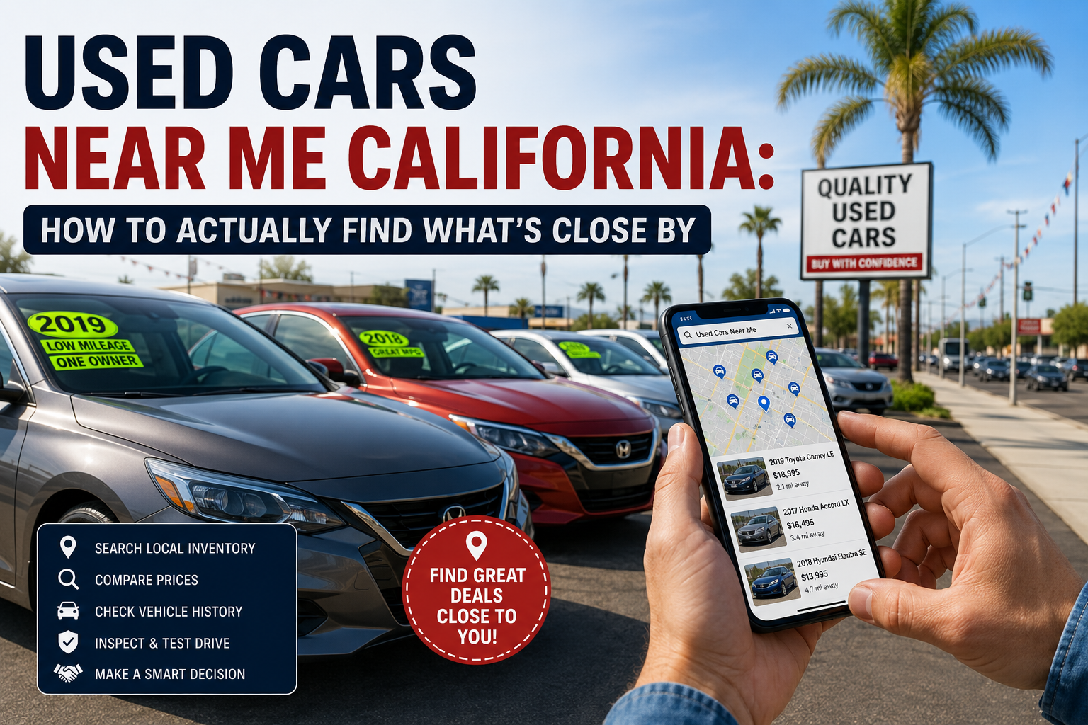 Used Cars Near Me California: How to Actually Find What's Close By