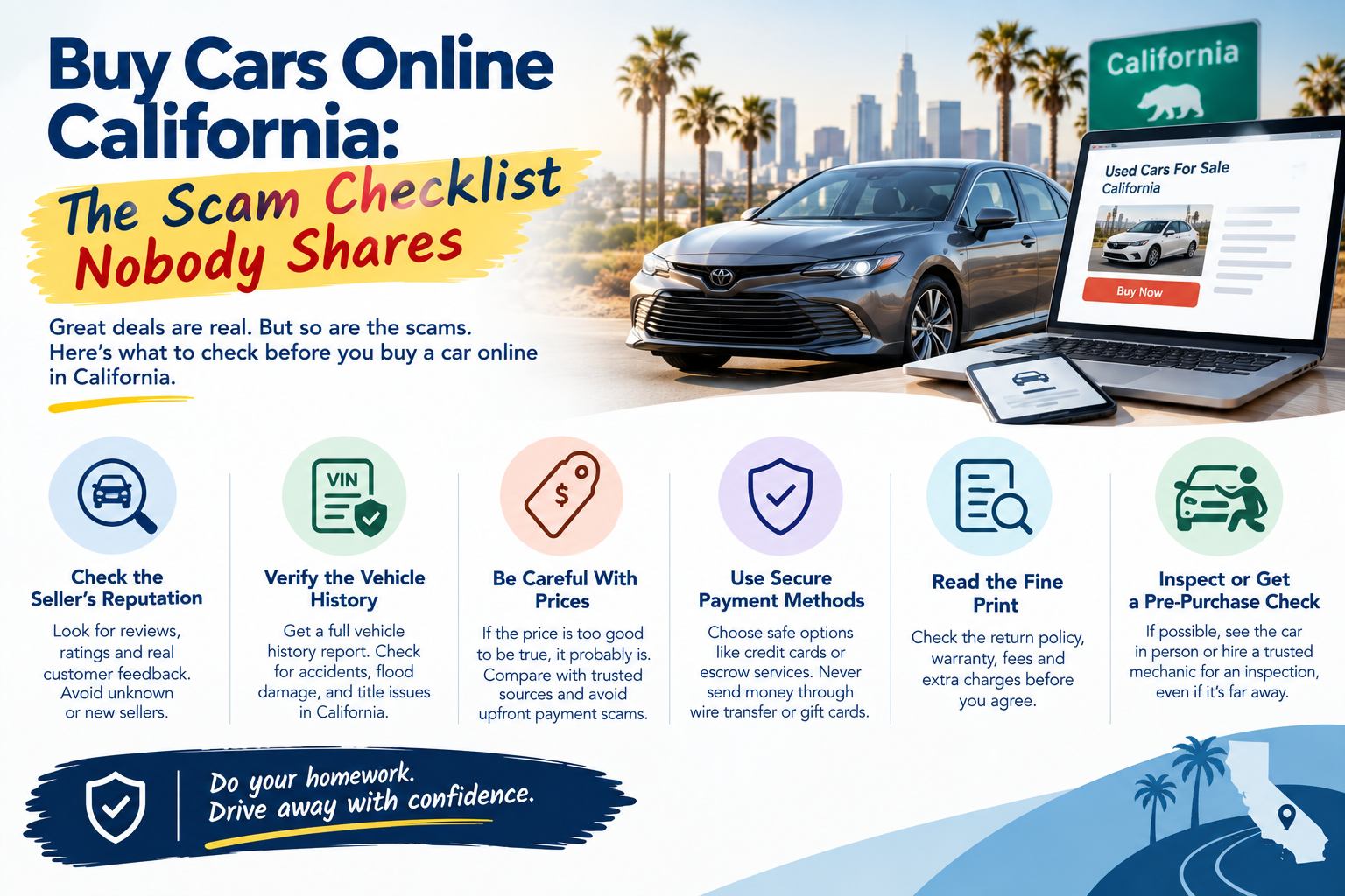 Buy Cars Online California: The Scam Checklist Nobody Shares