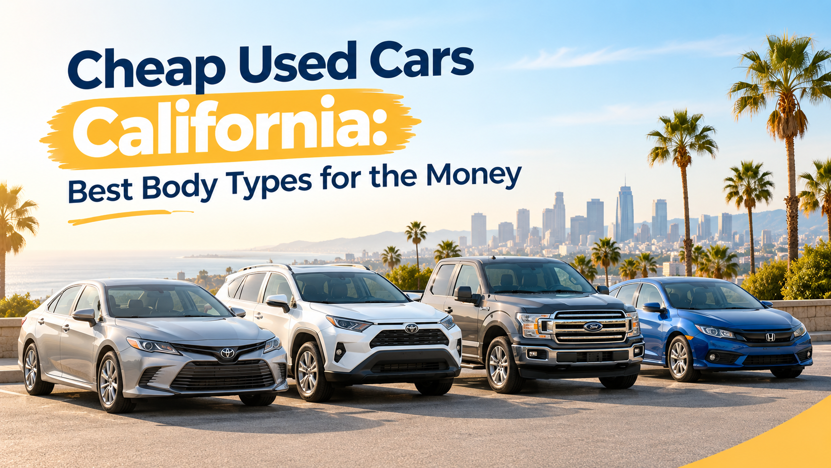 Cheap Used Cars California: Best Body Types for the Money