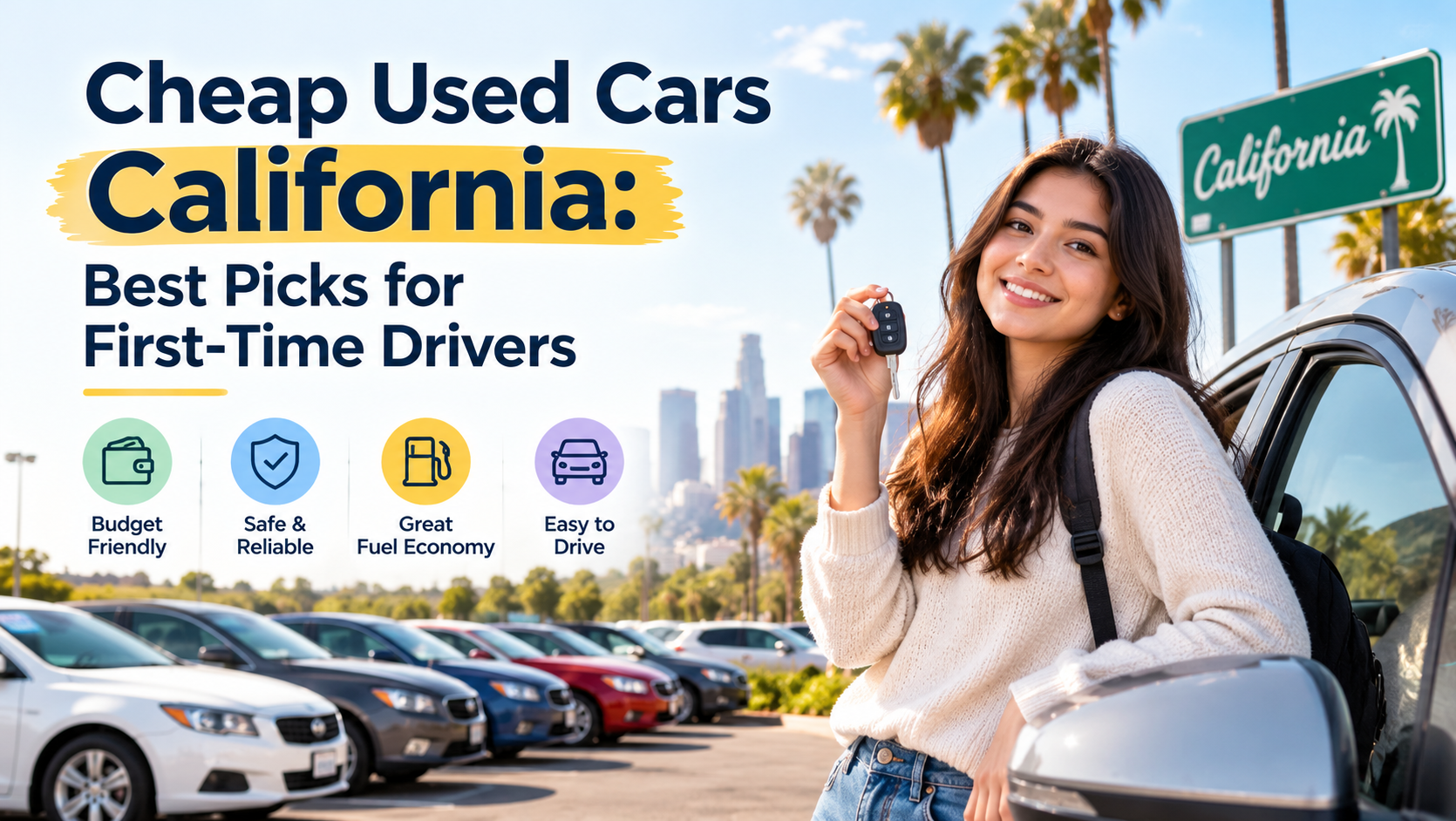 Cheap Used Cars California: Best Picks for First-Time Drivers