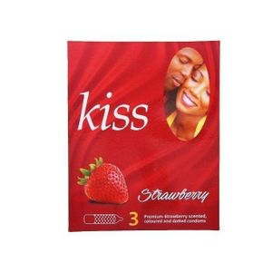 Kiss Strawberry Condoms