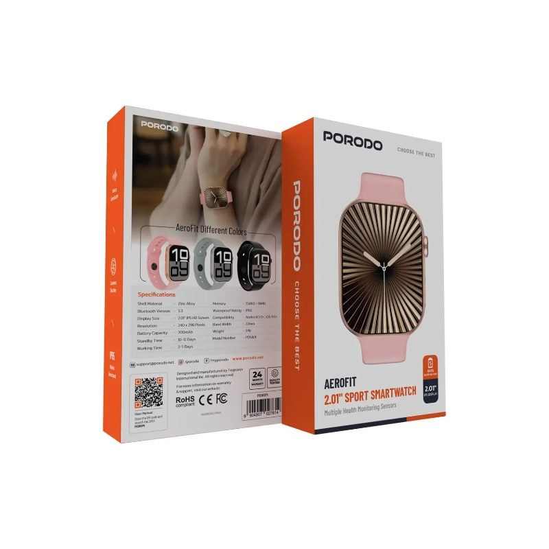 Porodo Aerofit 2.01-inch Sport Smart Watch
