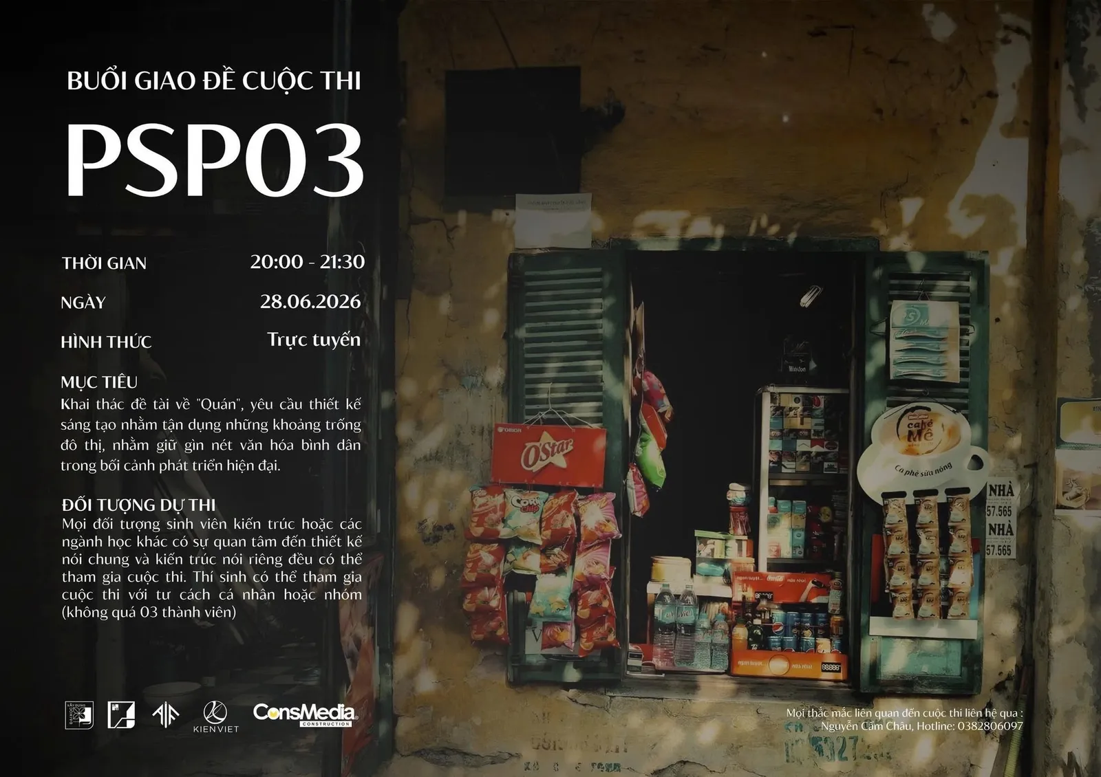 Buổi giao giảng đề cuộc thi PSP03-Public spaces for people