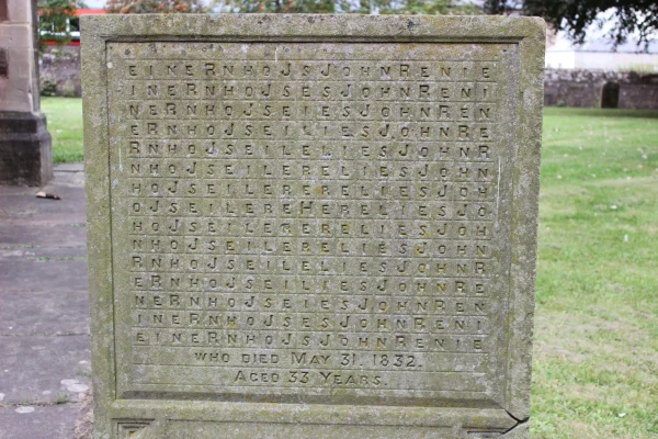 The Grave of John Renie