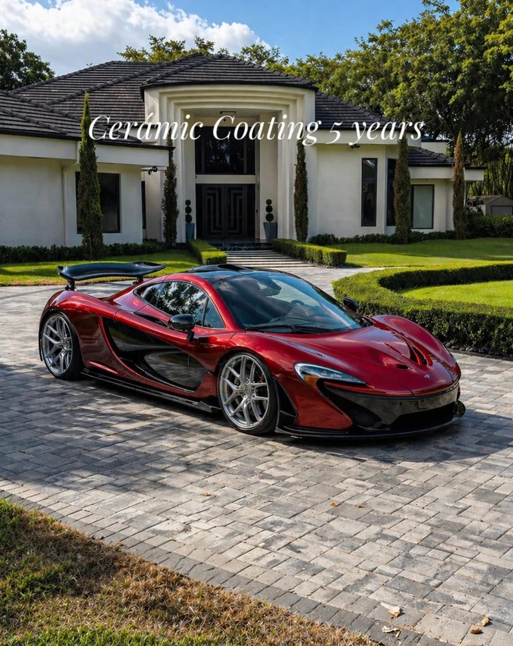 Ceramic coating applied