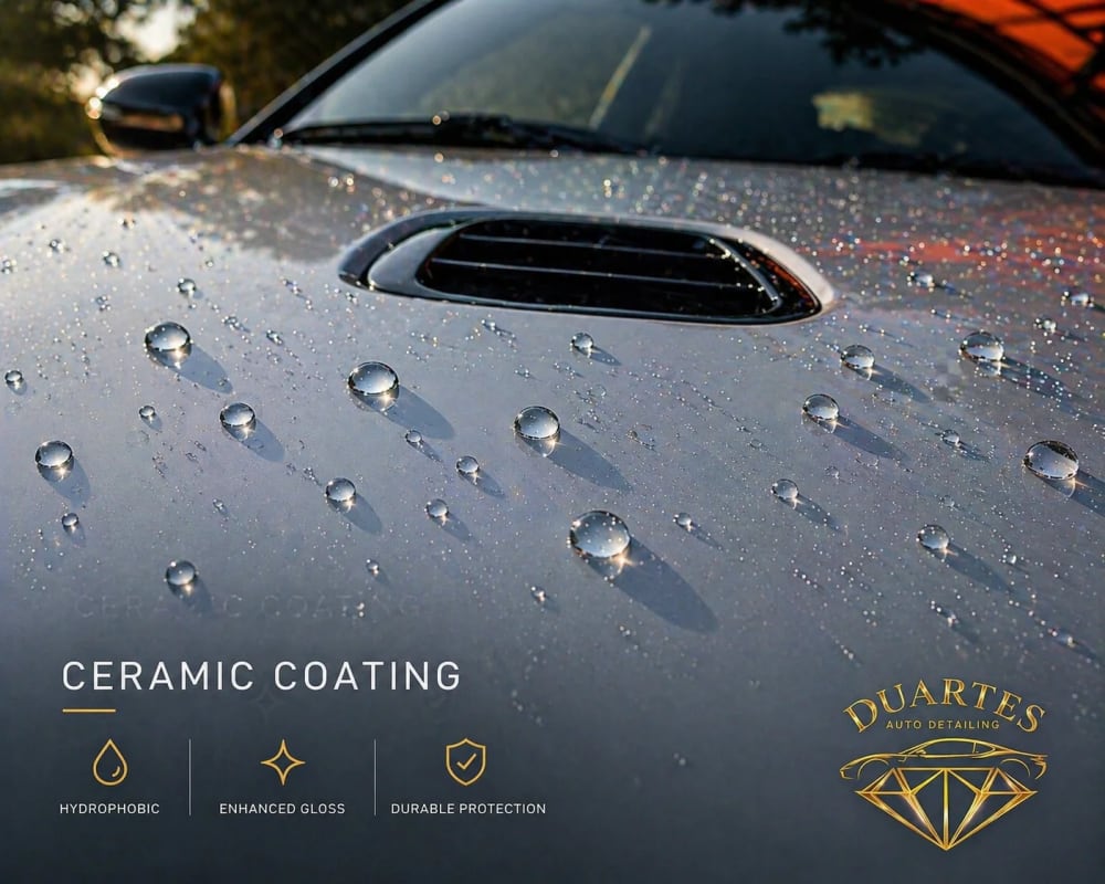 Ceramic coating applied