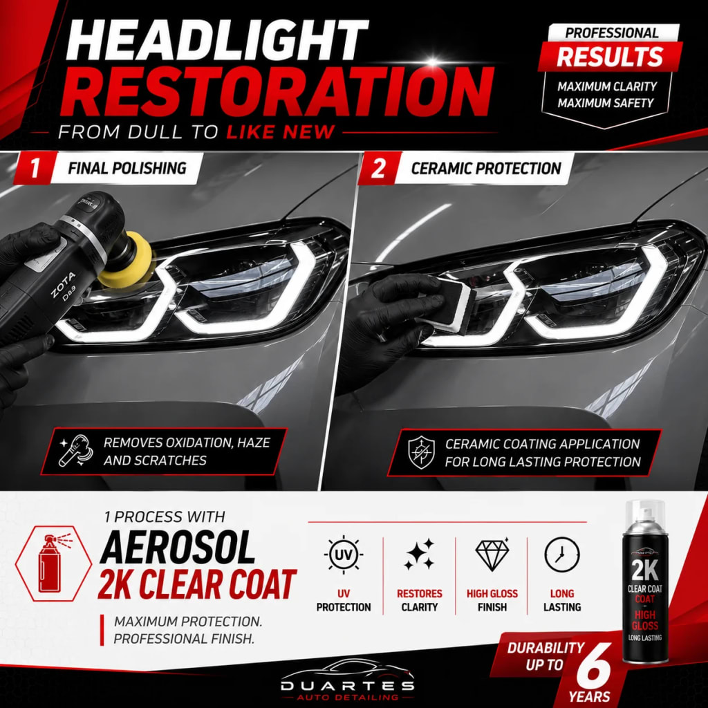 Headlight Restoration — real result 2