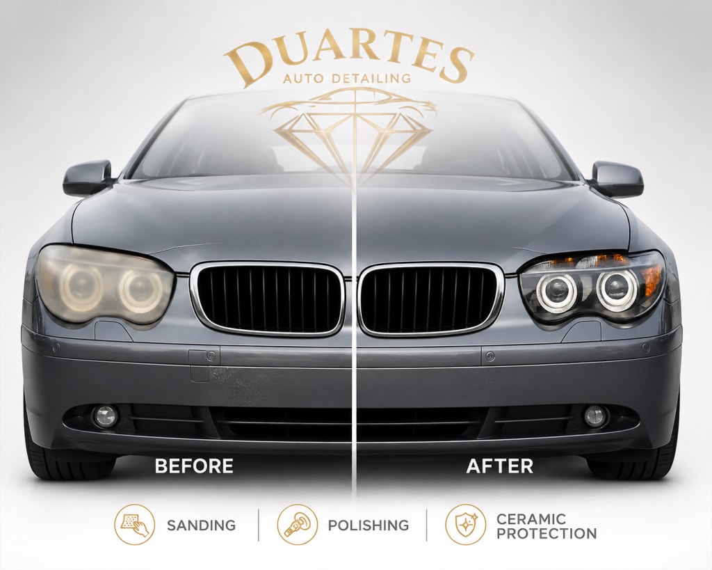 Headlight Restoration — real result 3
