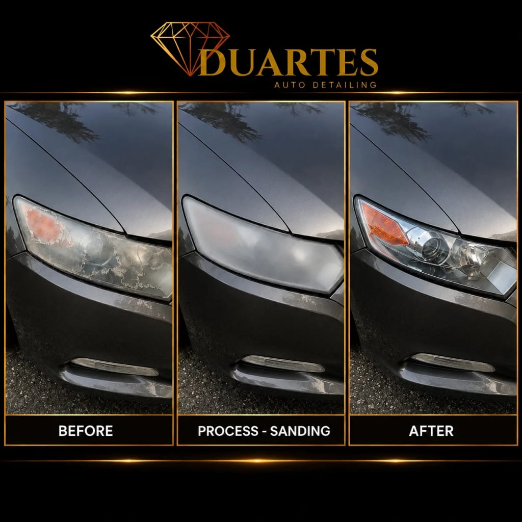Headlight Restoration — real result 5
