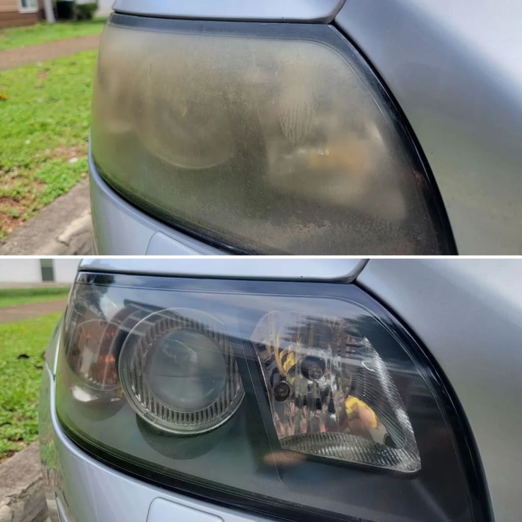 Headlight Restoration — real result 6