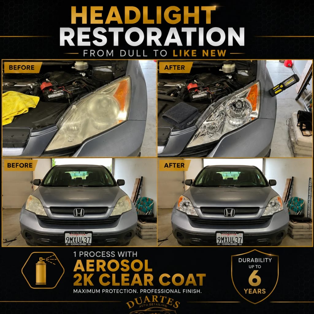 Headlight Restoration — real result 8