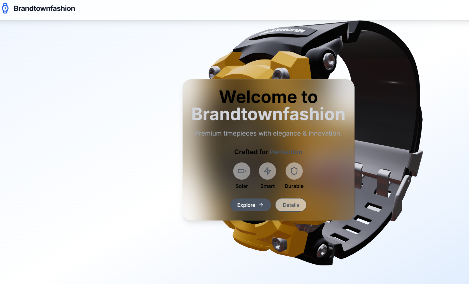 BrandTownFashion Landing Page