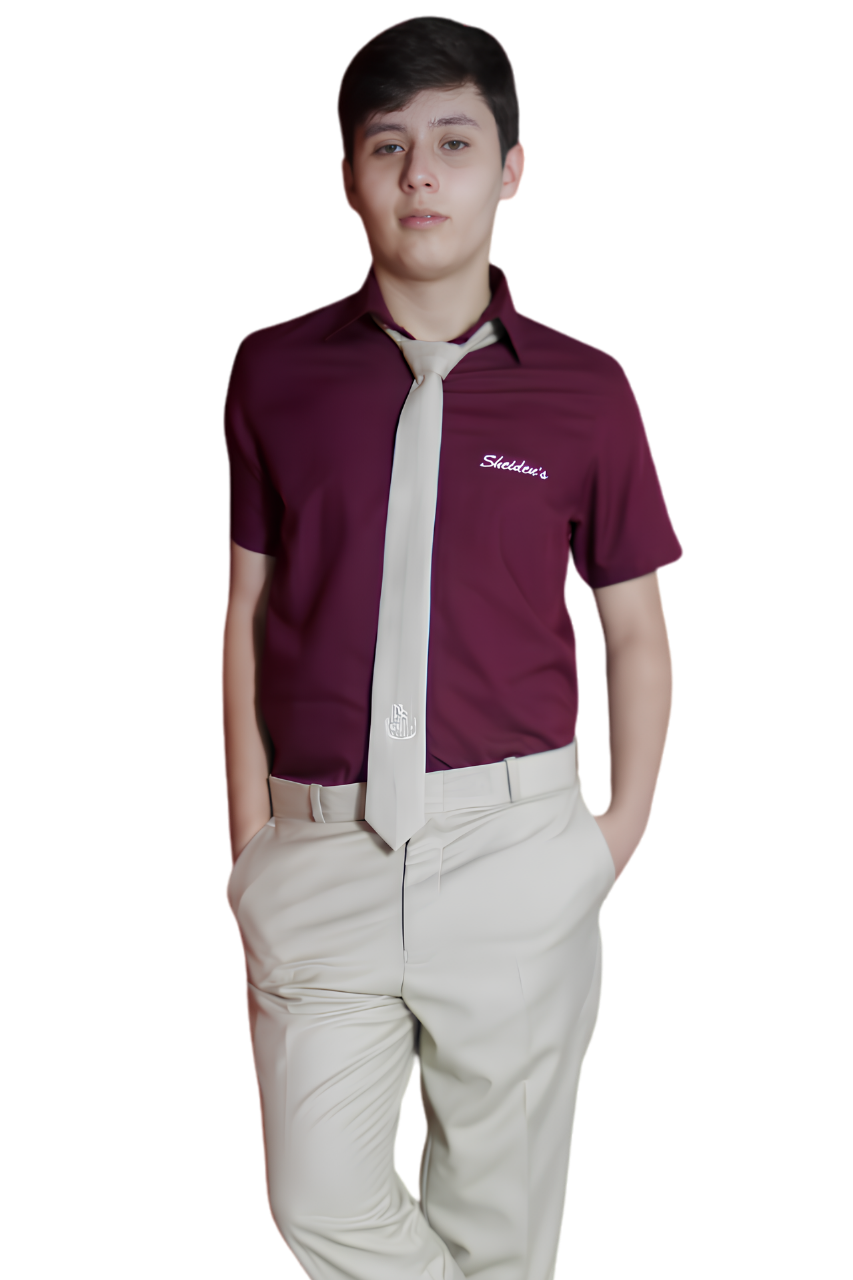 Uniforme Casimir Varón - camisa por dentro