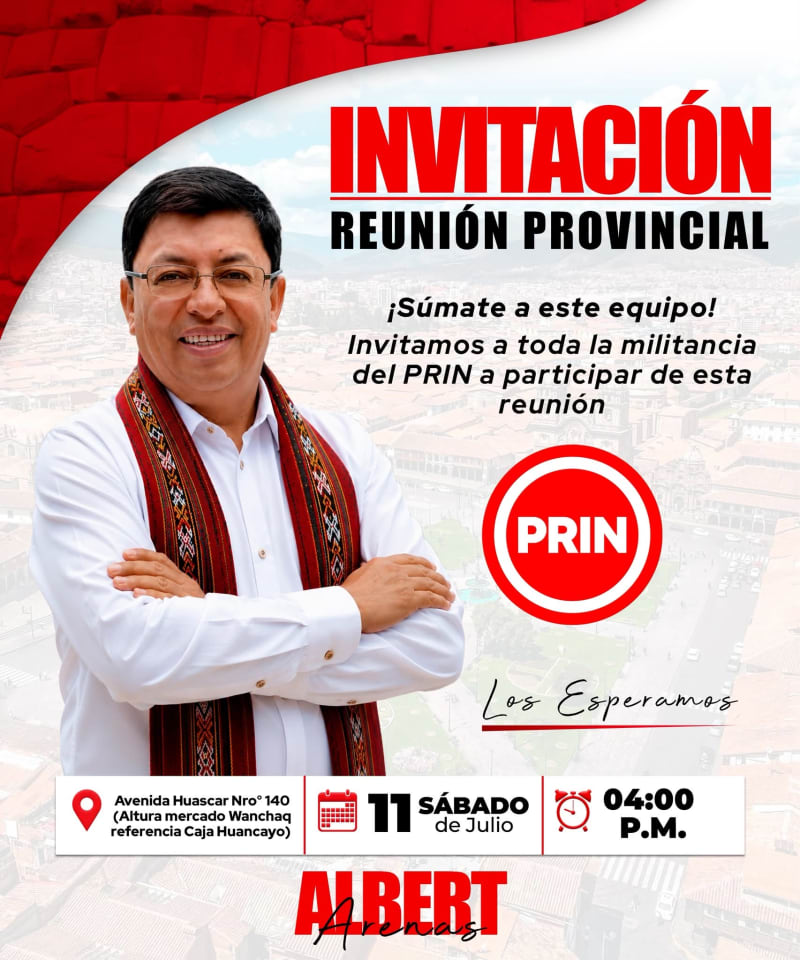 Invitación — Reunión Provincial