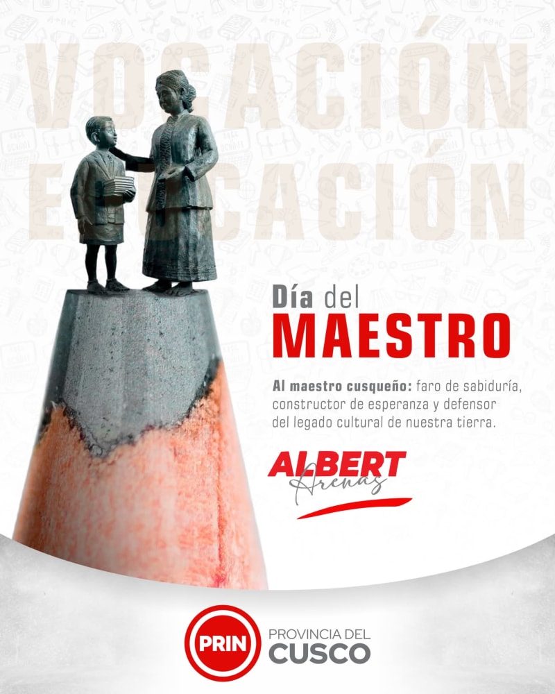 Feliz Día del Maestro