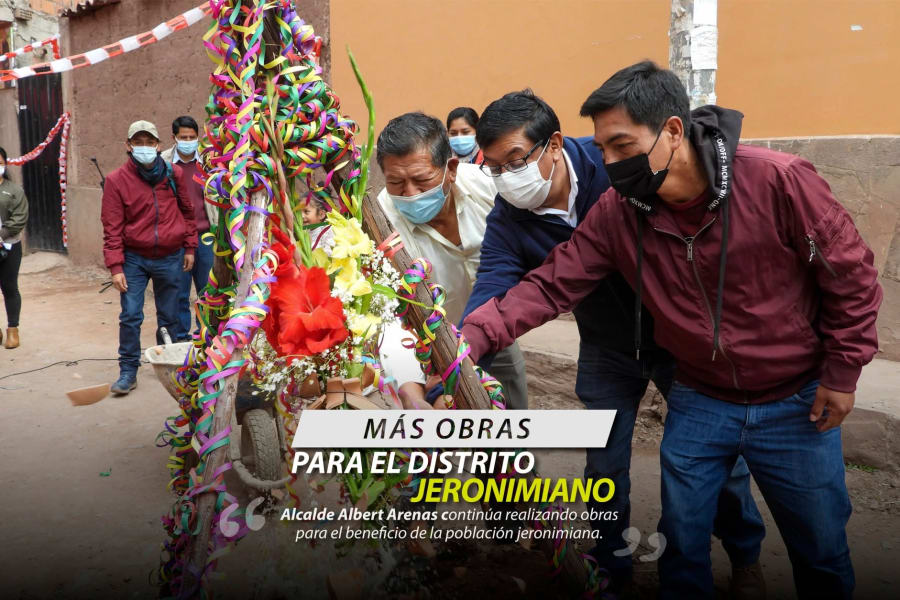 Puente peatonal Petroperú entregado en San Jerónimo, margen derecha e izquierda del distrito