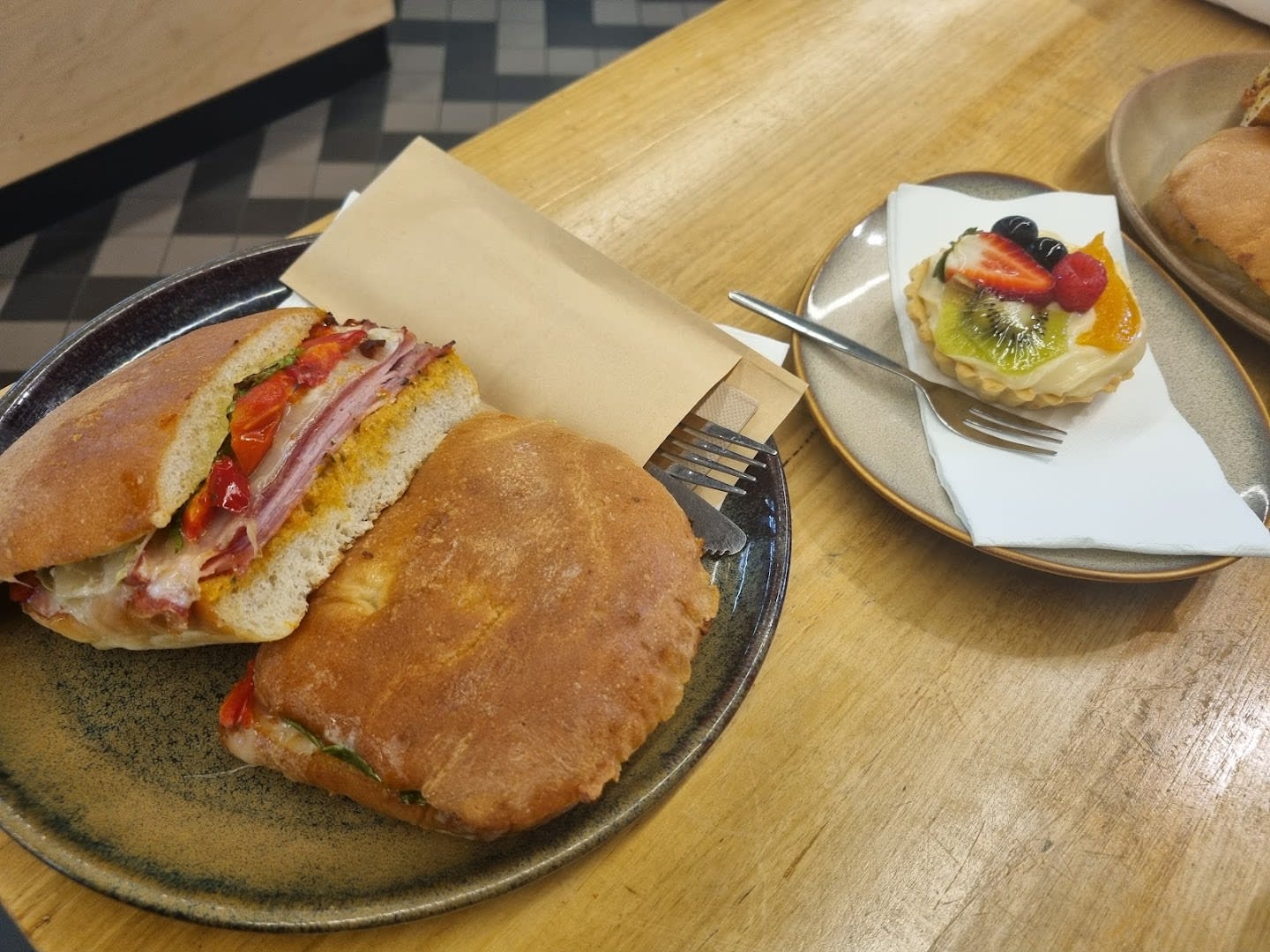 Salami + Chilli Jam Panini