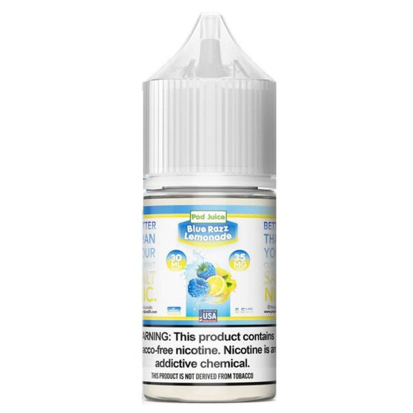 Pod Juice Salt Blue Razz Lemonade Eliquid Vaporbeast