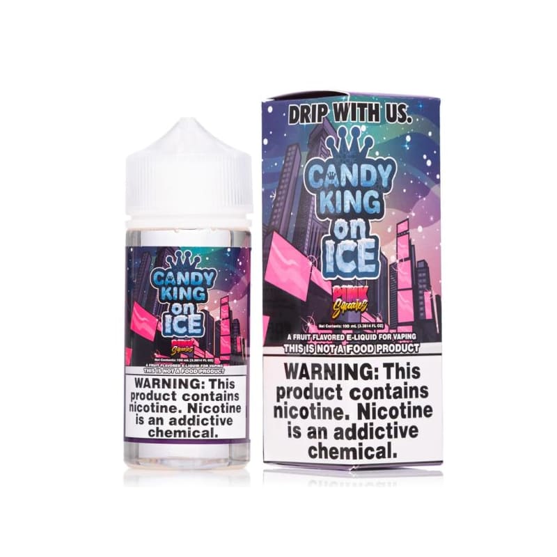 Candy King Ice Pink Squares Eliquid Vaporbeast