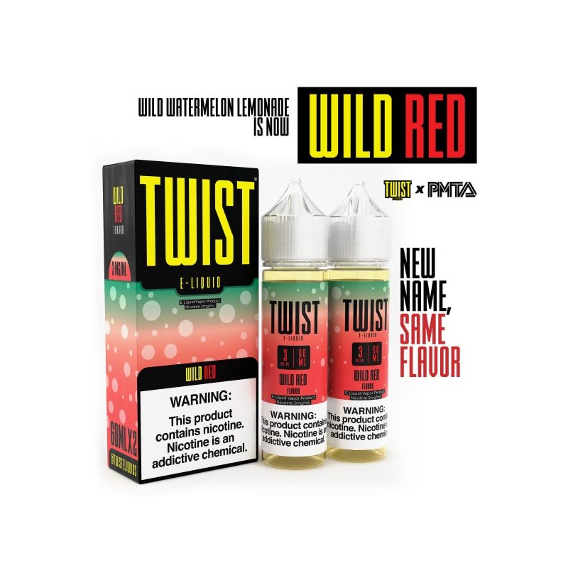 Twist Wild Red 2 Pack Eliquid Vaporbeast