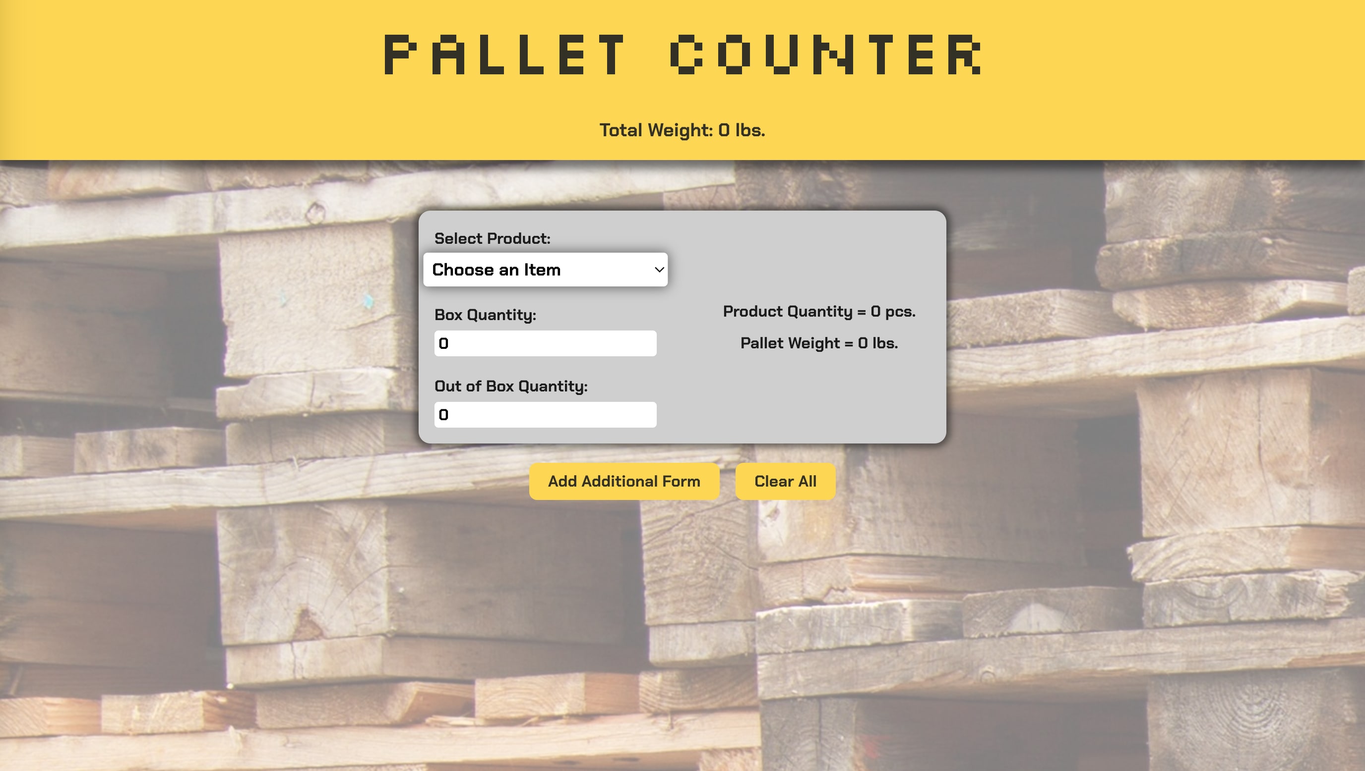 Screenshot of Project
