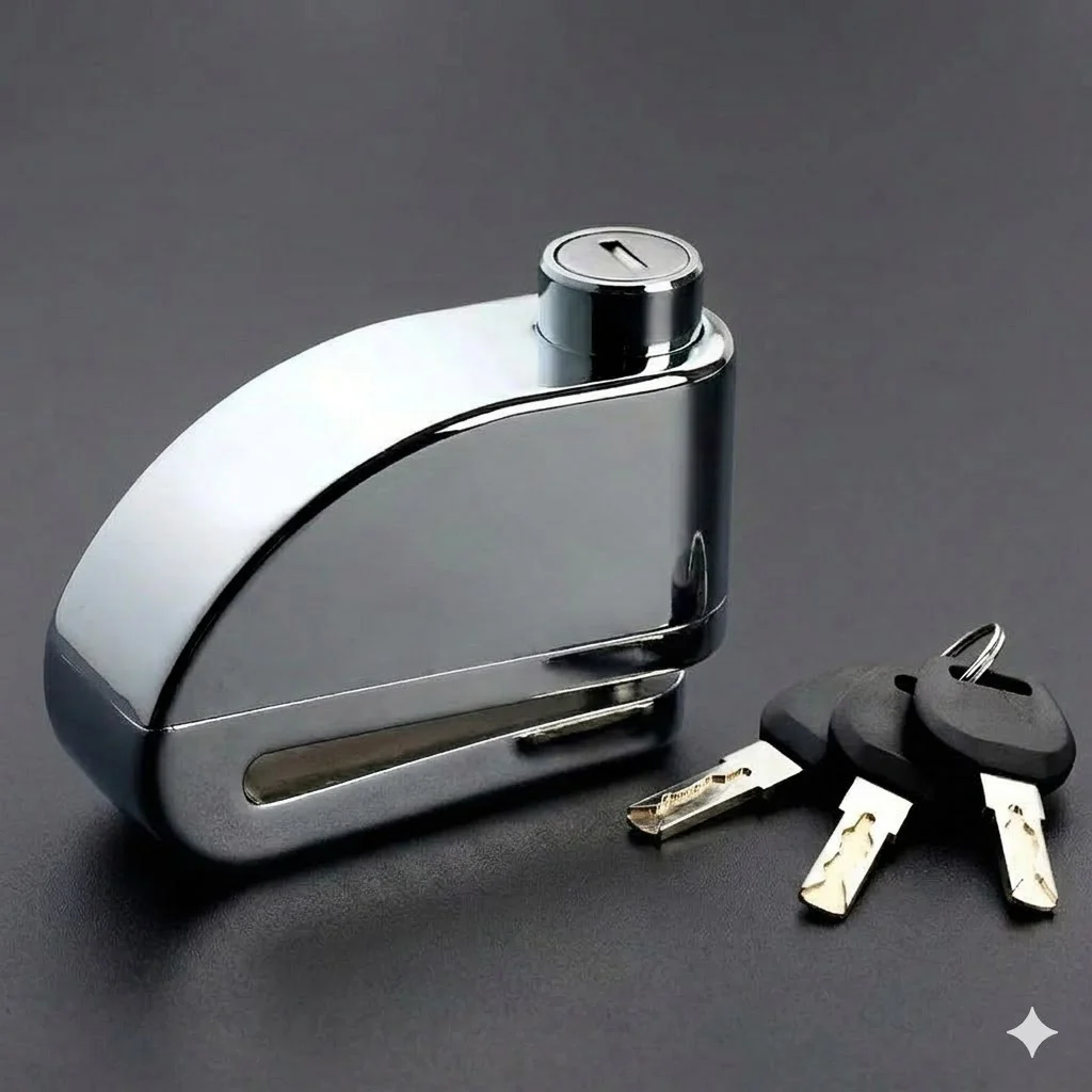 Candado de Disco con Alarma de Alta Seguridad para Moto