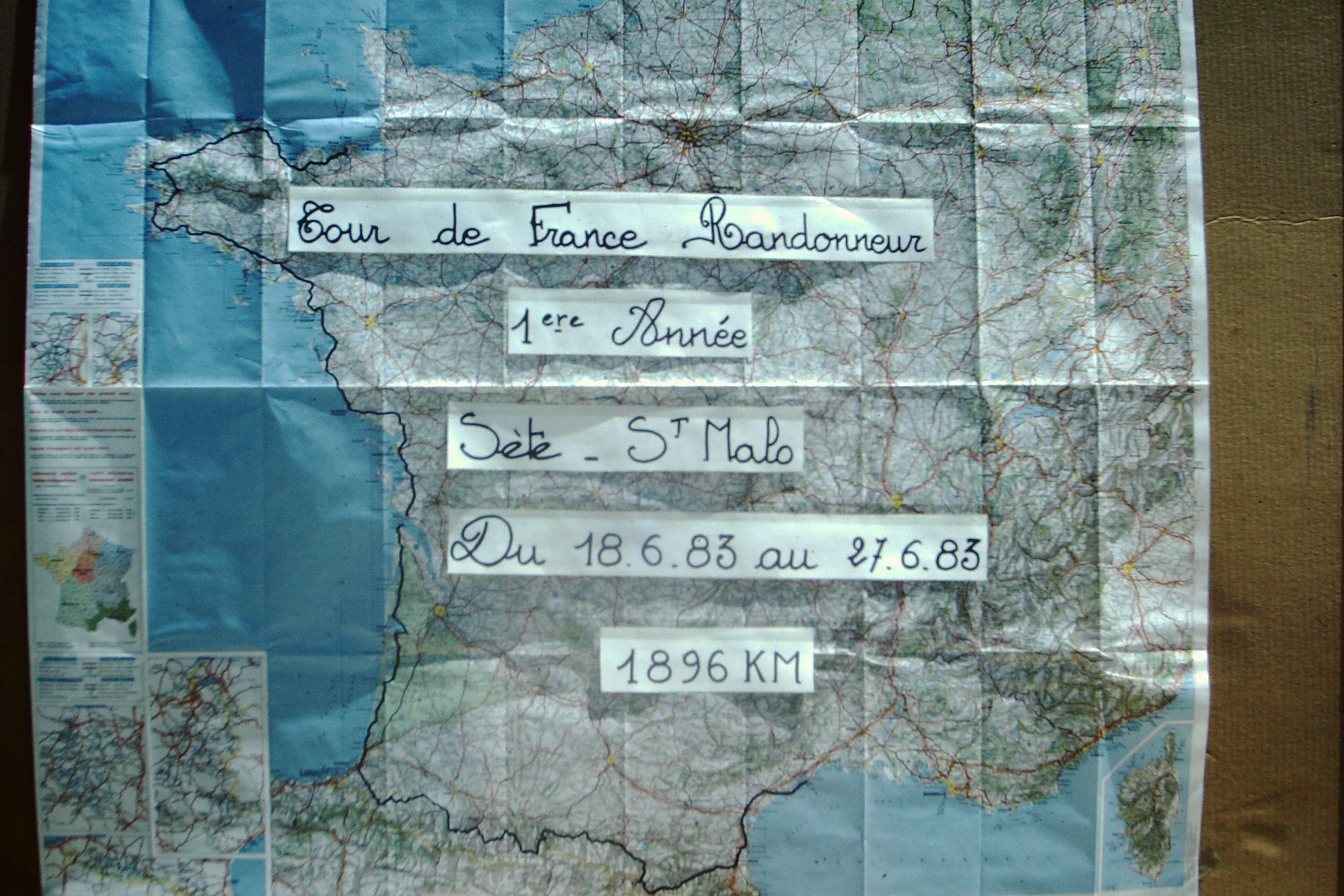Préparation départ Tour de France Randonneur 1983 Préparation départ Tour de France Randonneur 1983