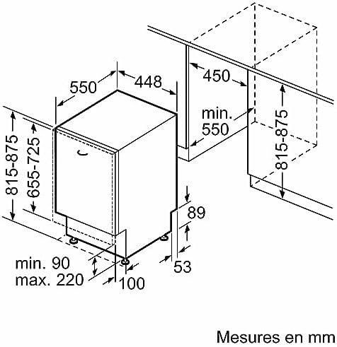 Vue 6 de Bosch Spvymxf Serie Lavevaisselle