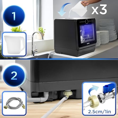 Vue 3 de Duronic Dw Bk Lavevaisselle