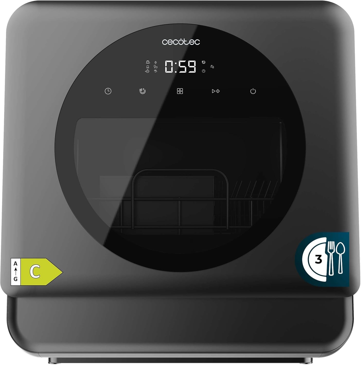 Cecotec Lavevaisselle Compact Libre