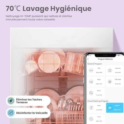 Vue 3 de Comfee Cdwpbpbeu Lavevaisselle Entierement