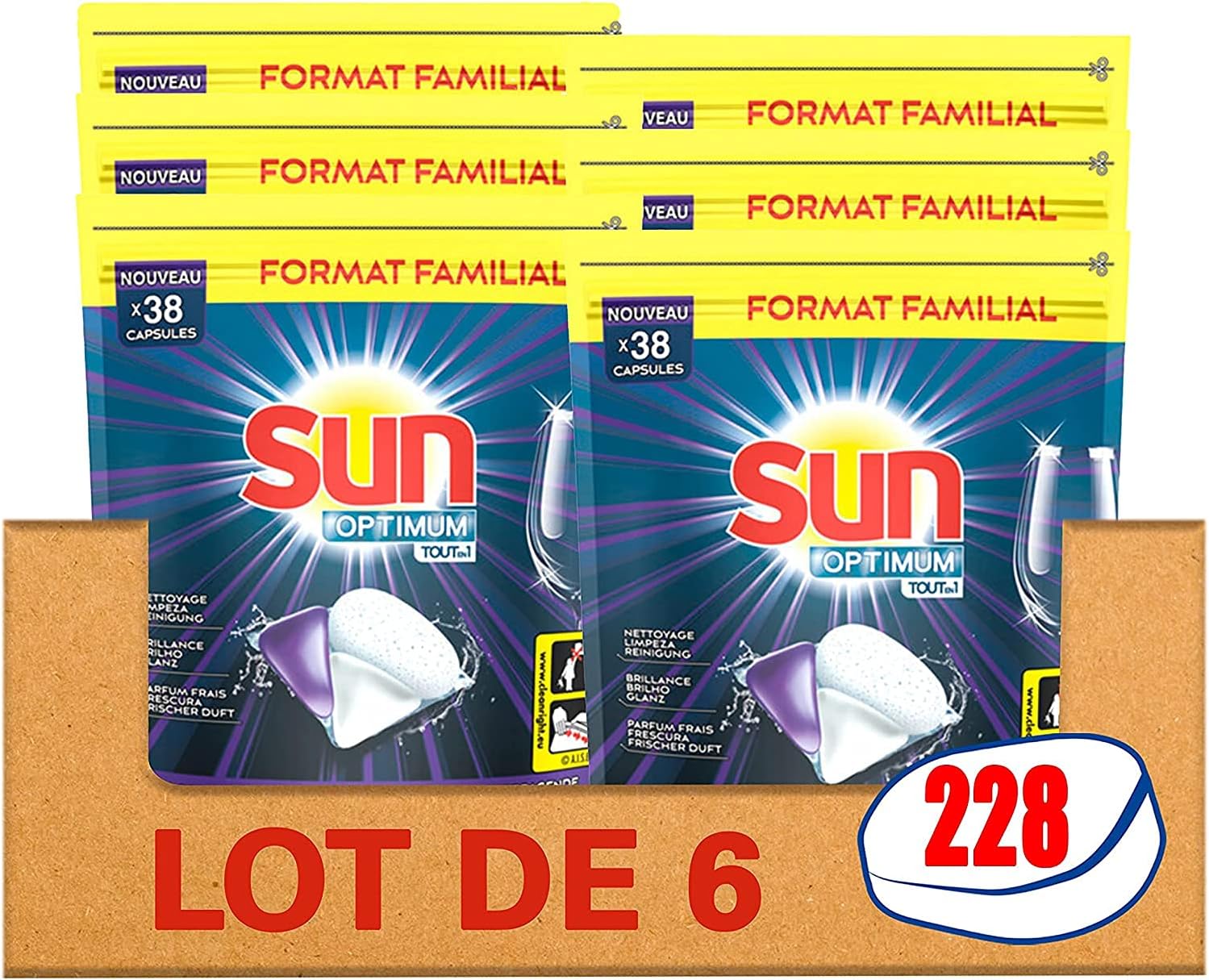 Sun Capsules Lavevaisselle Optimum